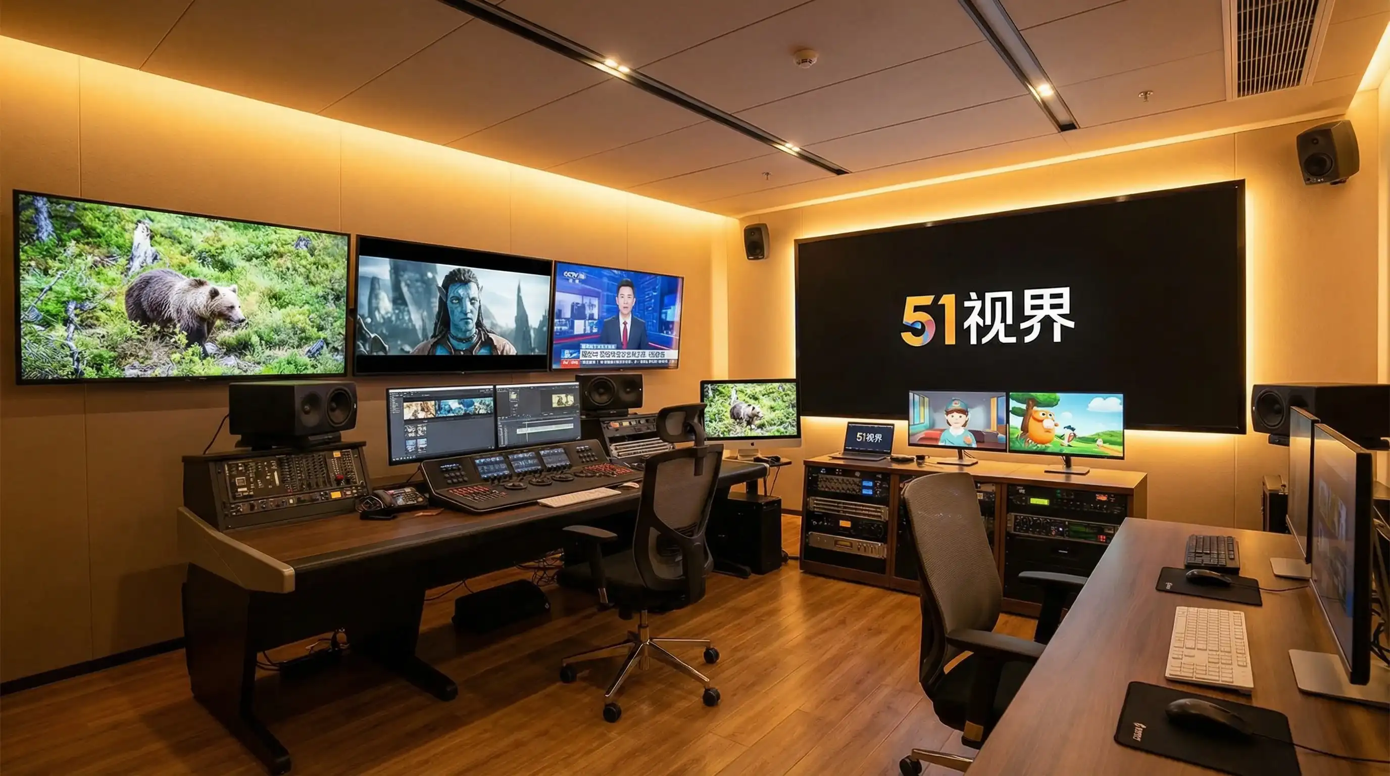 专业视频制作工作室内景 - 黑料51 视频创作